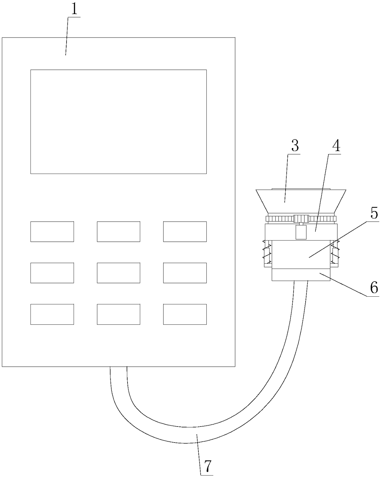 Portable ultrasonic thickness gauge