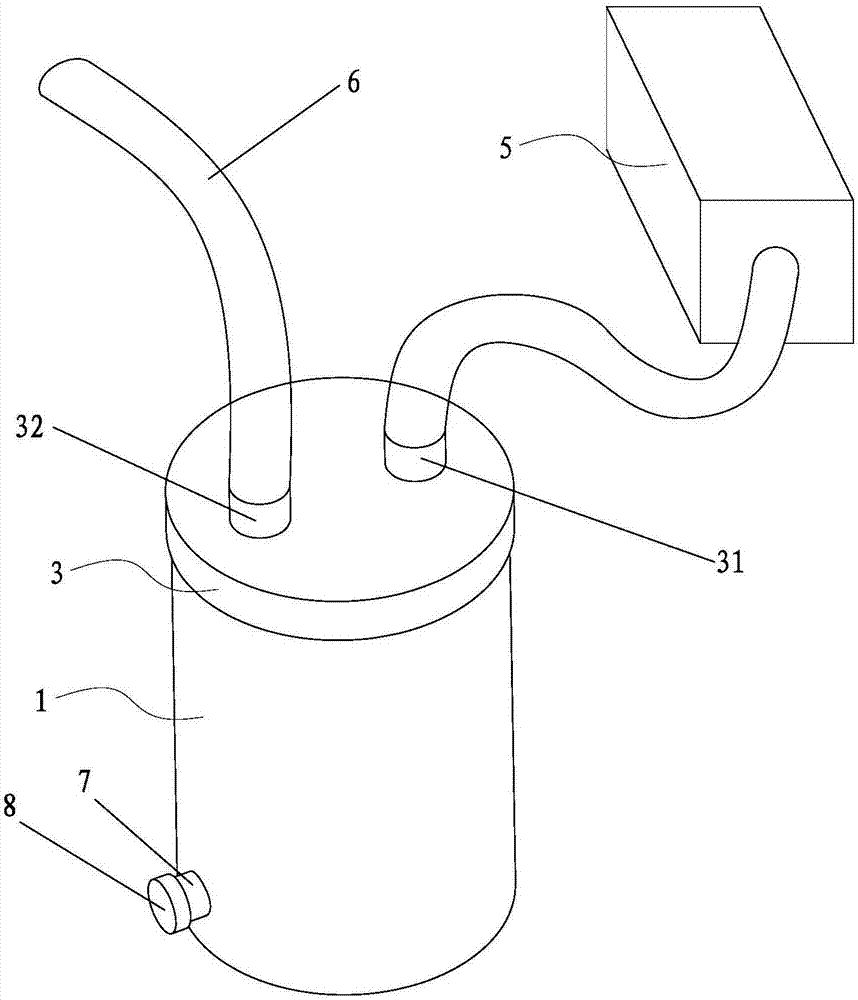 Ultrasonic fire extinguishing device