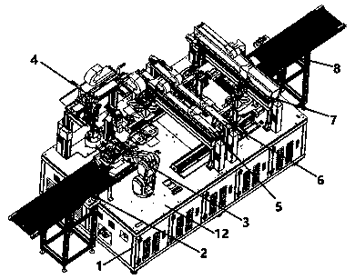 Fully-automatic intelligent mobile phone screen dispensing equipment and dispensing method