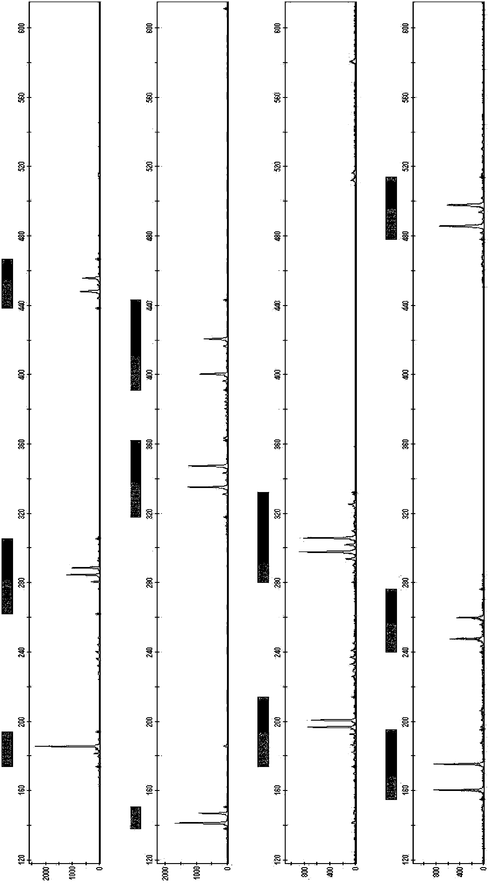 Novel short nucleotide tandem repeat sequence sites and use thereof