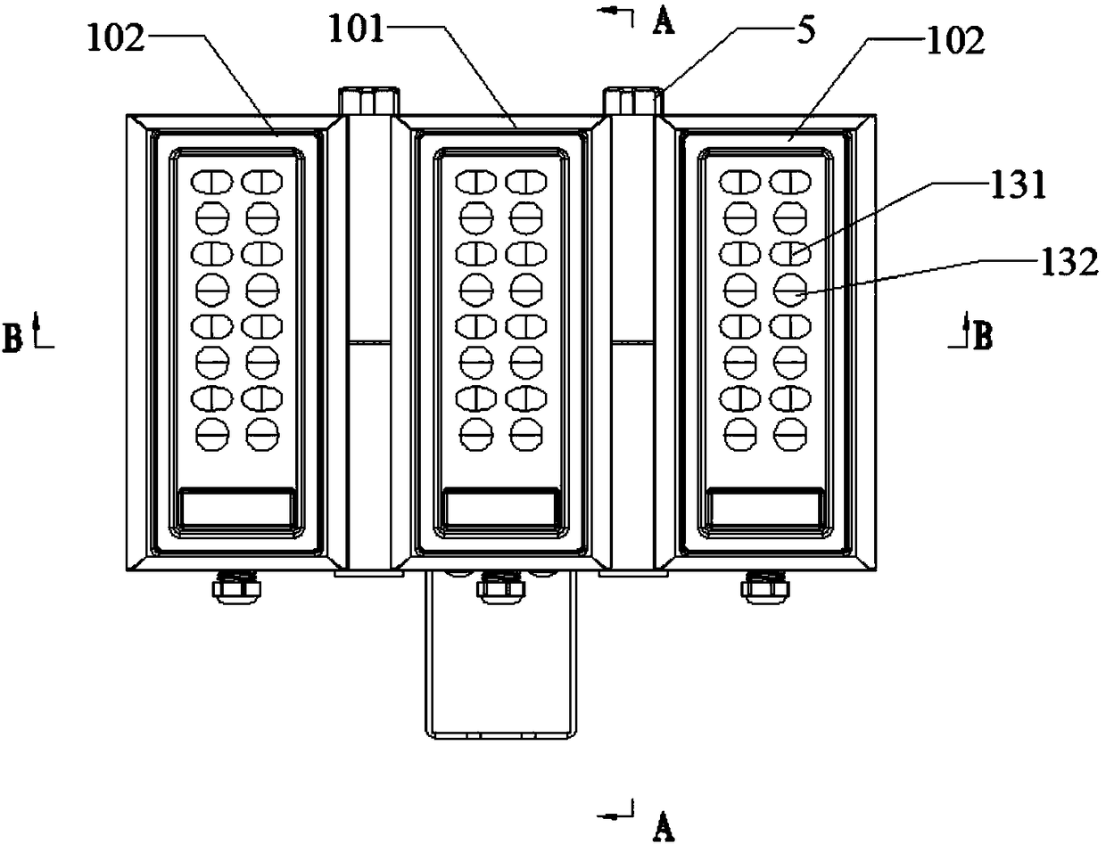 Foldable lamp module assembly