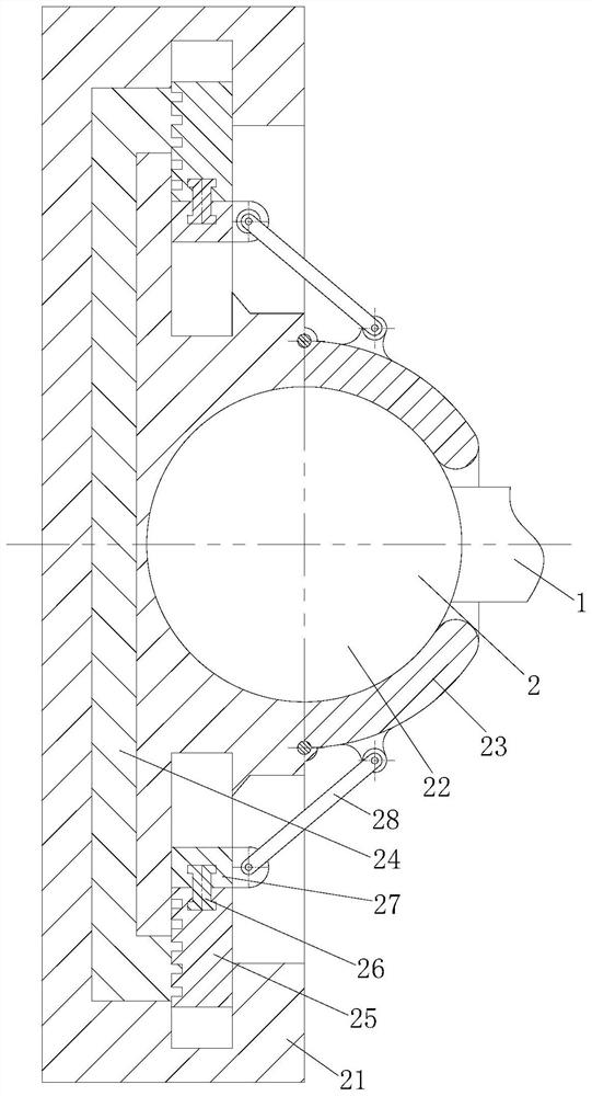 Shock absorber convenient to install for bullet train