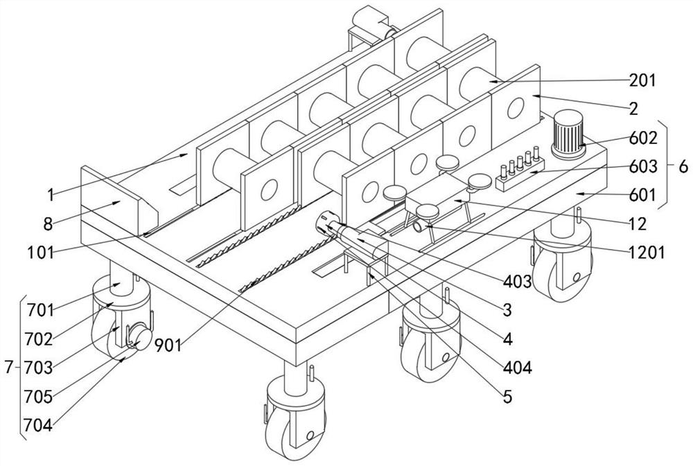 Auxiliary erection device for high-altitude transmission lines