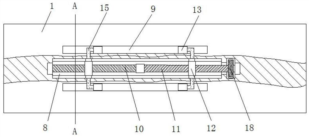 A kind of deburring equipment for hollow bridge processing