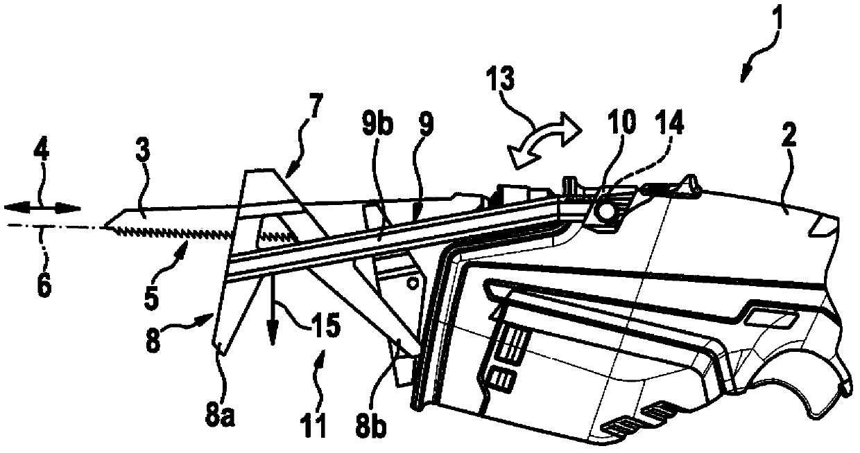 Supporting device for a machine tool