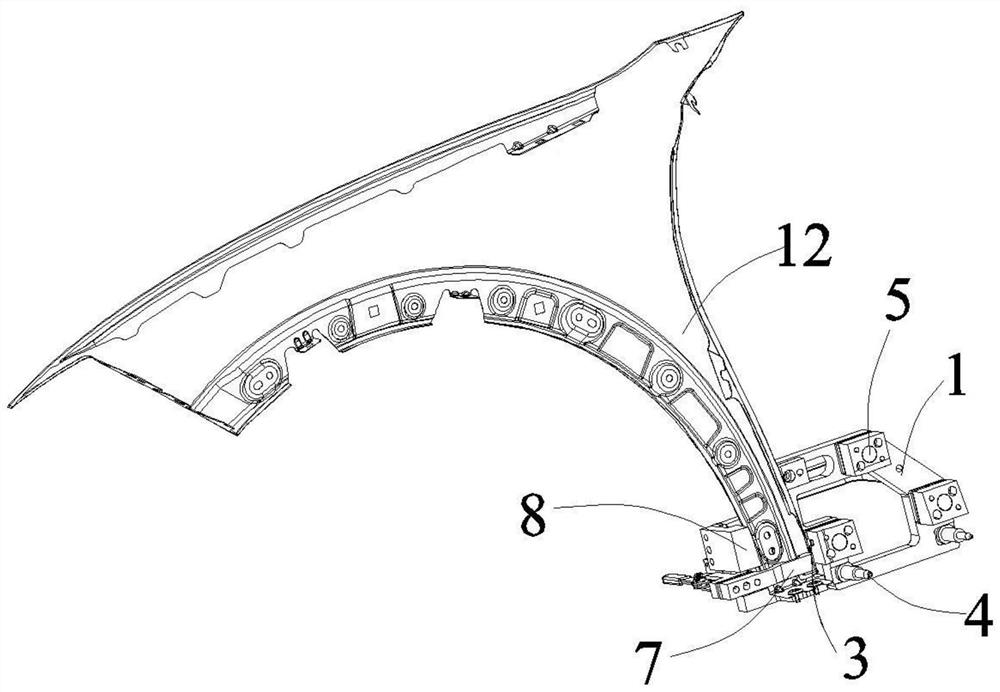 A fender and door assembly tool and assembly method