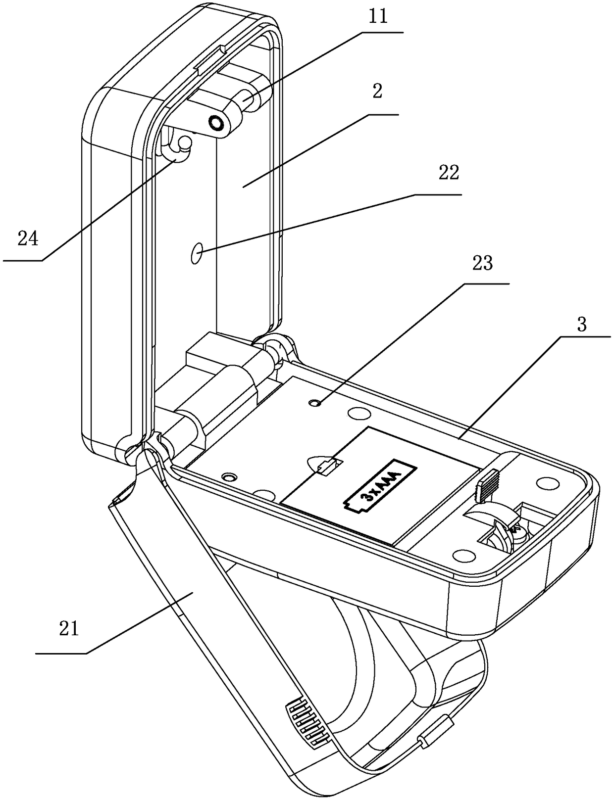 Electronic key storage box