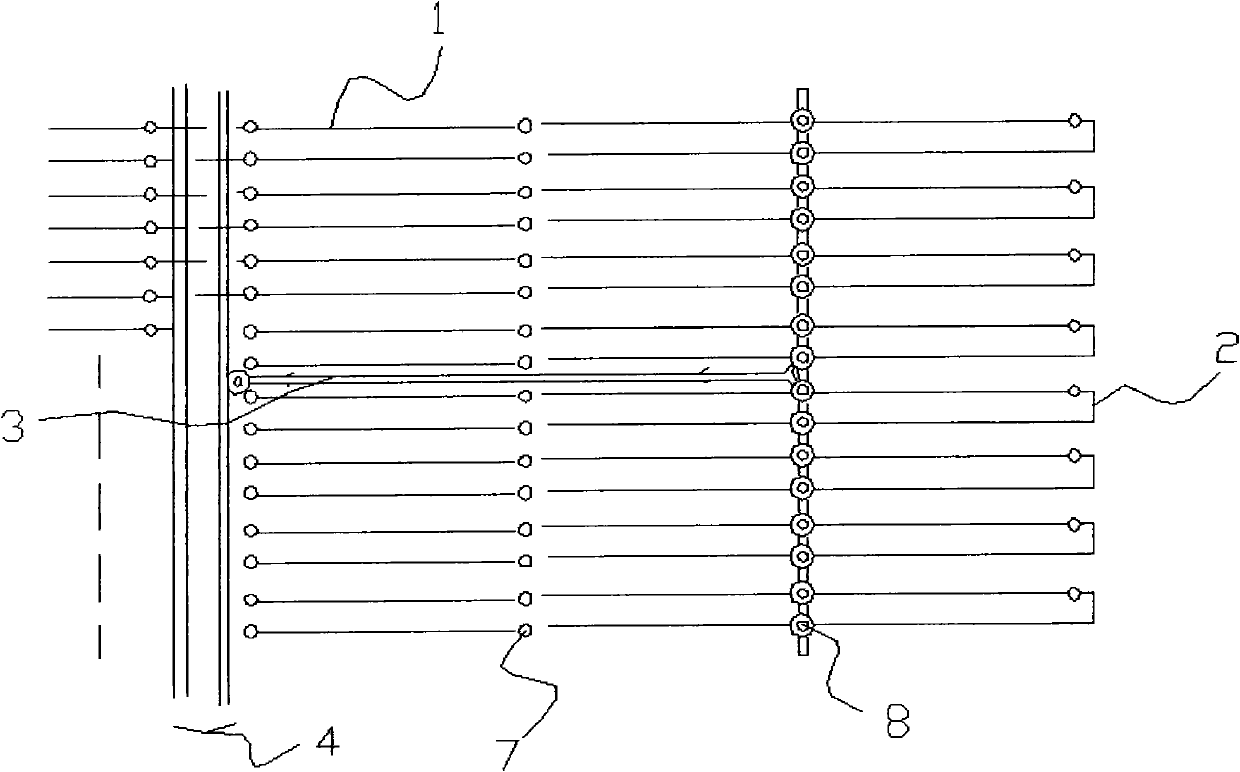 Loop design for slot type solar heat power plant