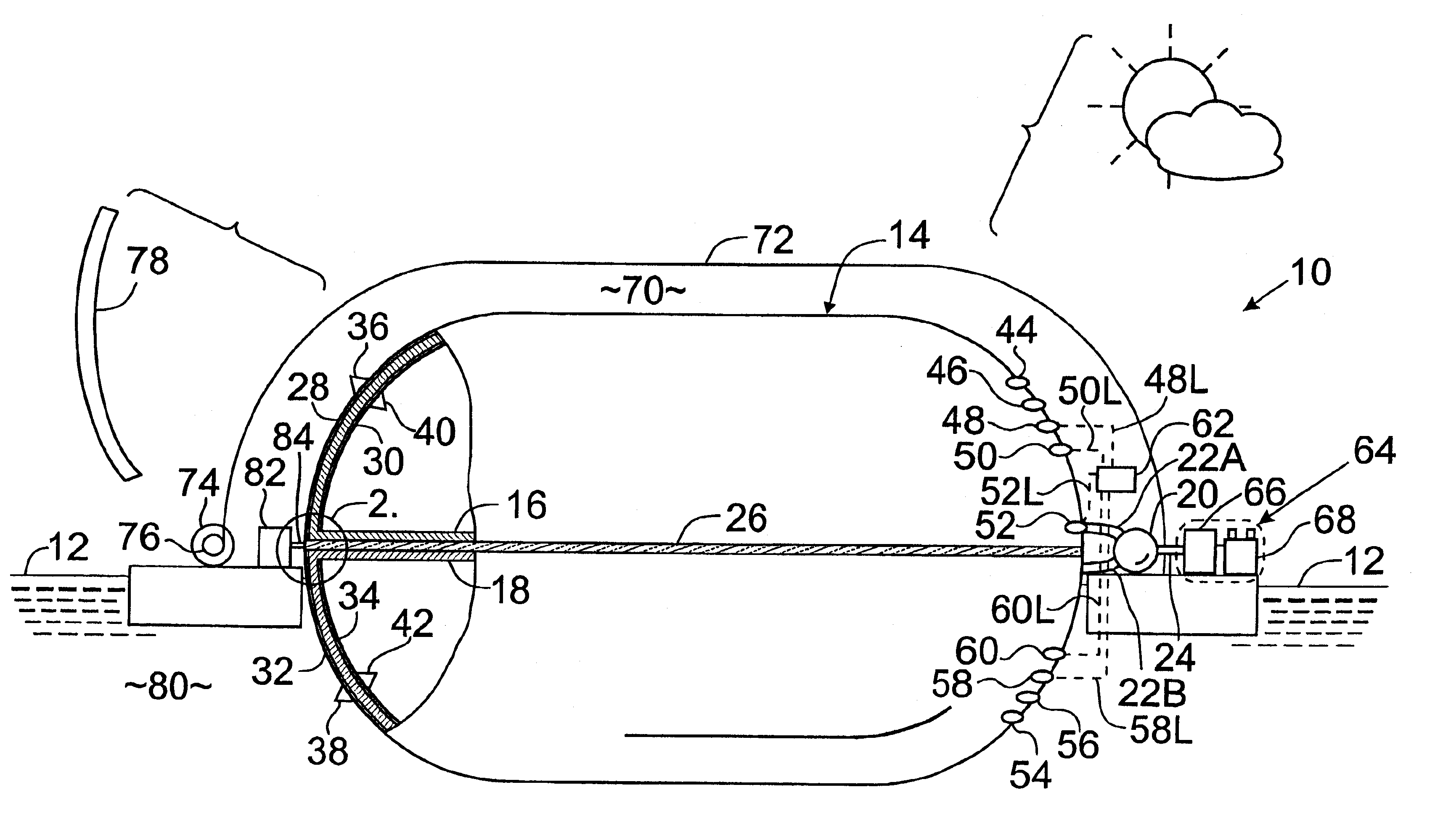 Method and apparatus for energy generation utilizing temperature fluctuation-induced fluid pressure differentials