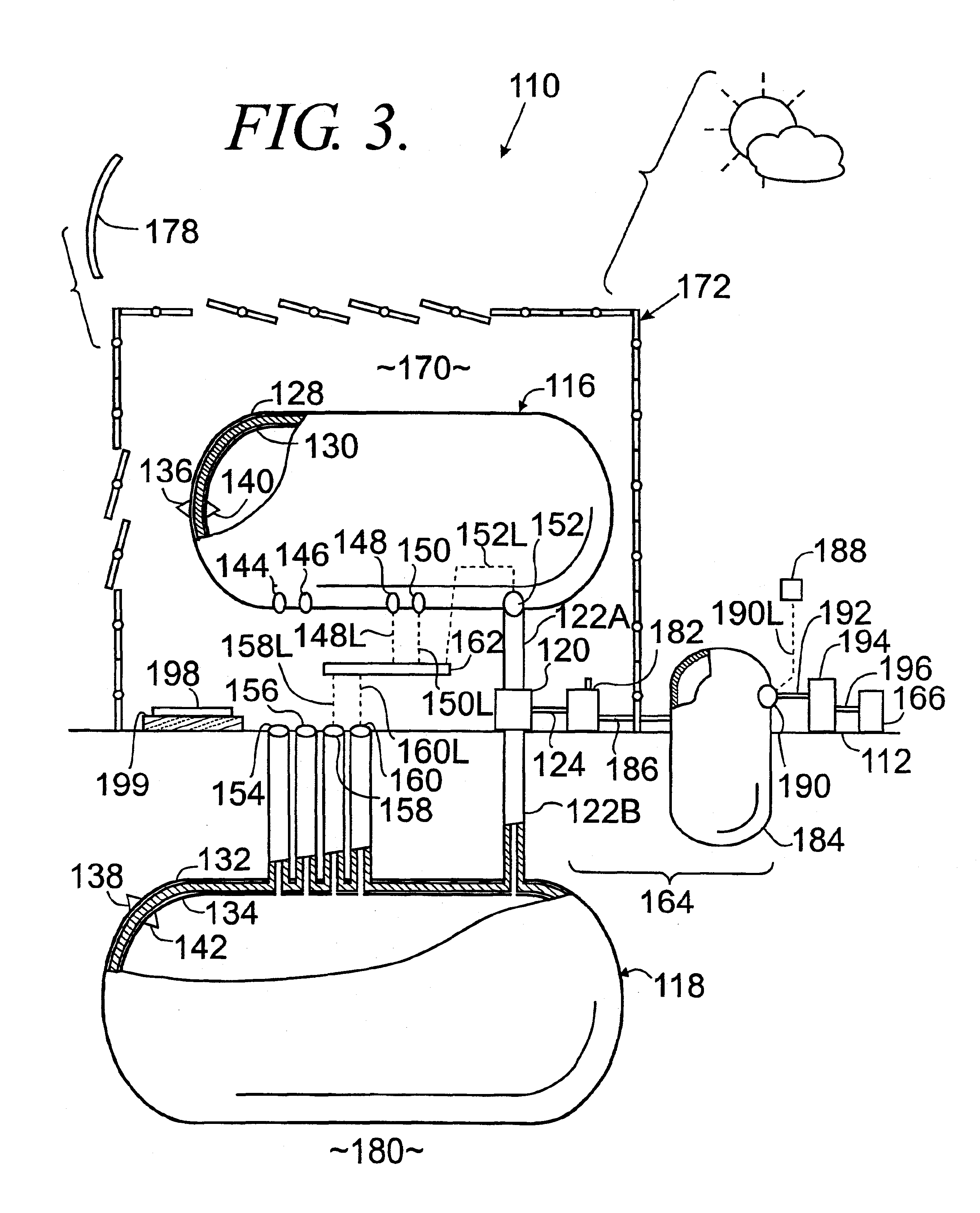 Method and apparatus for energy generation utilizing temperature fluctuation-induced fluid pressure differentials