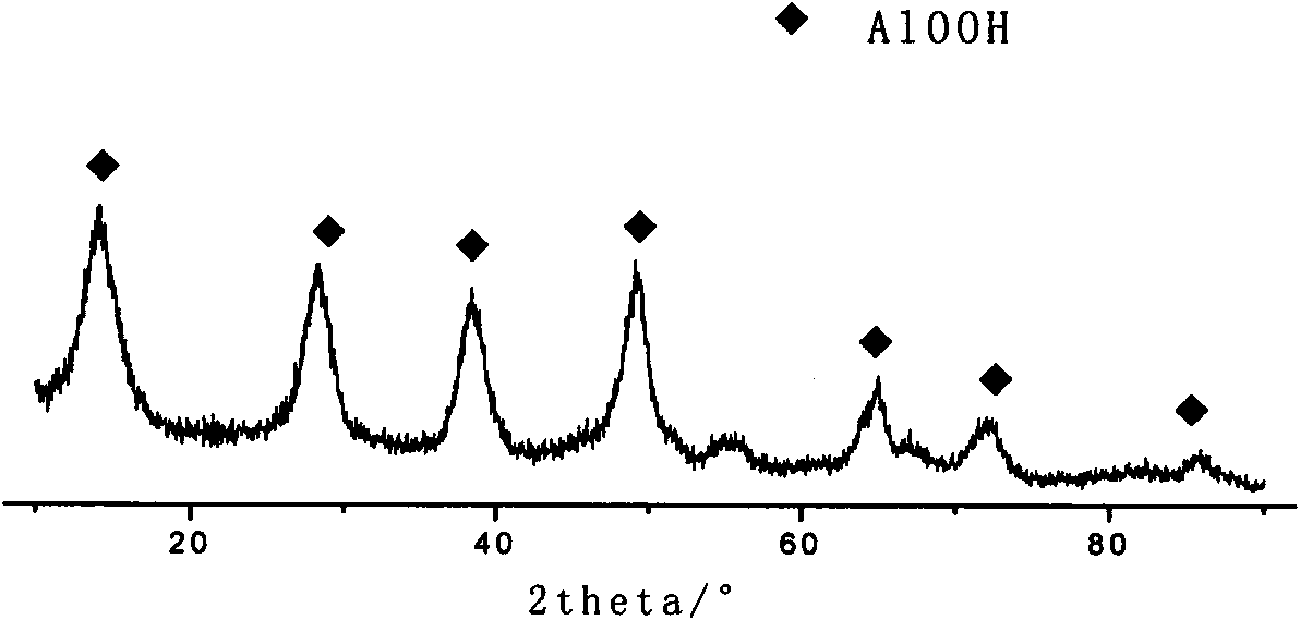 Seashell boehmite powder and preparation method thereof