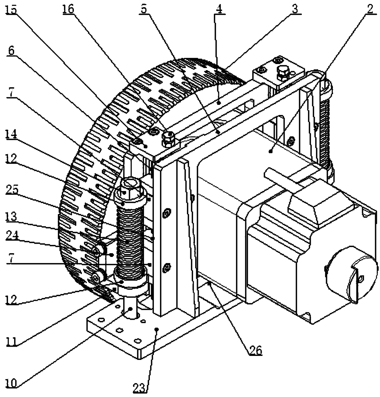 Driving wheel suspension damping mechanism for AGV, chassis and AGV