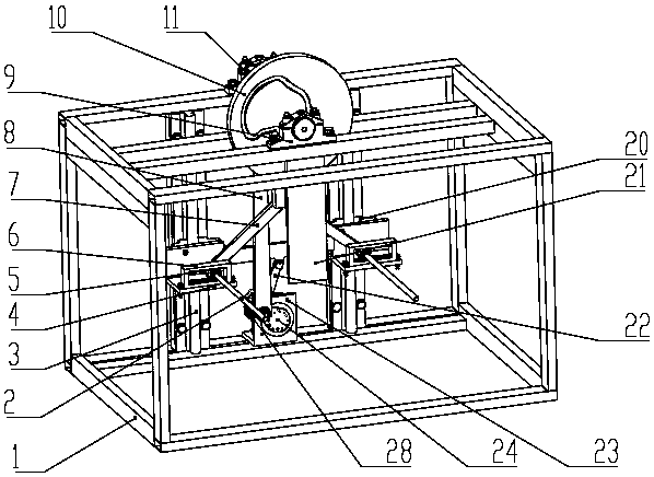 Automatic disk stacking device for security line collection disk