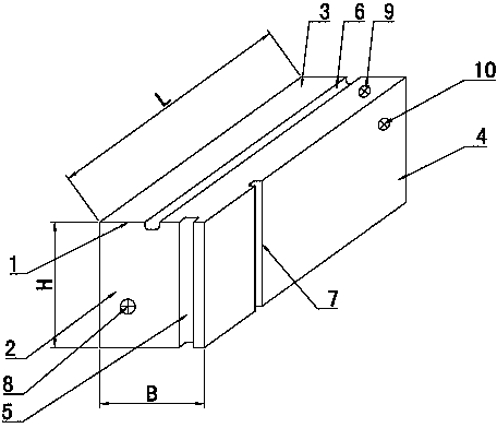 Device and method for manufacturing aerated concrete blocks with holes and grooves in core pulling mode