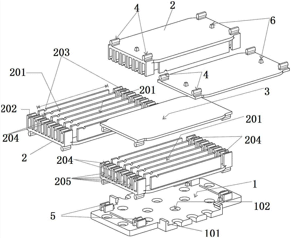 Built-in wire sorting box device with optical fiber tank