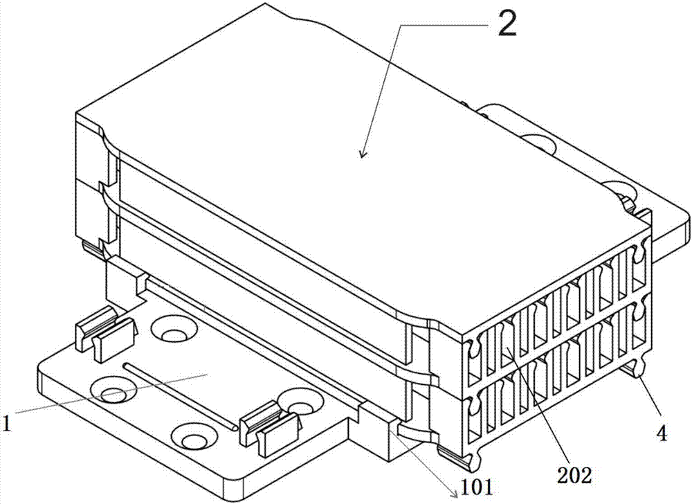 Built-in wire sorting box device with optical fiber tank