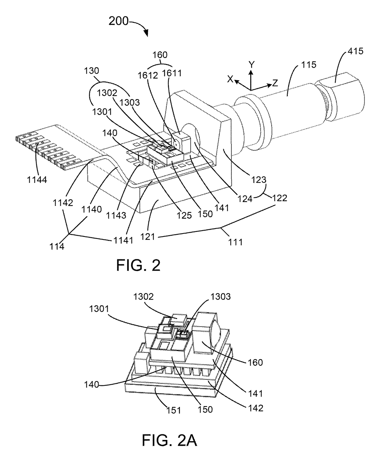 Small form factor transmitting device