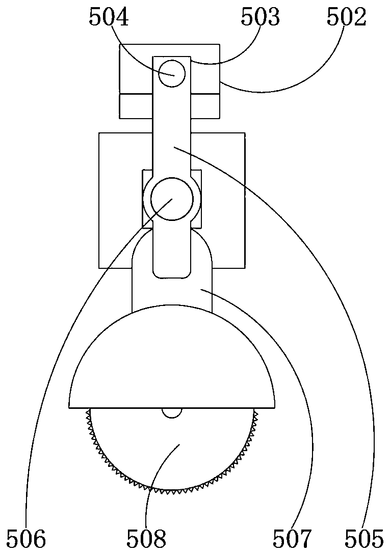 Portable groove sawing machine with adjustable depth and width