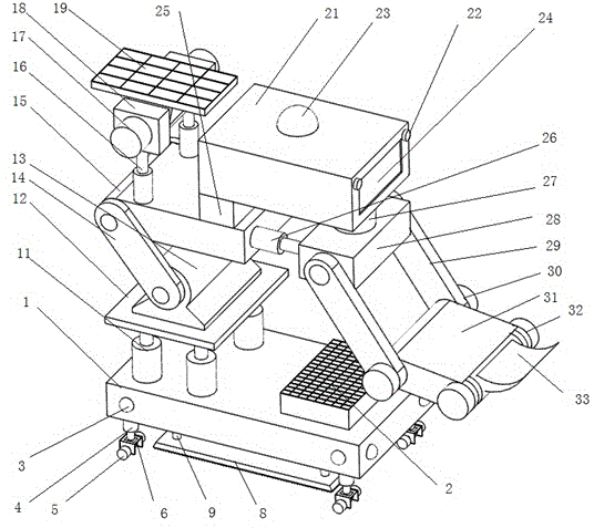 Intelligent solar nursing robot adopting laser for remote charging