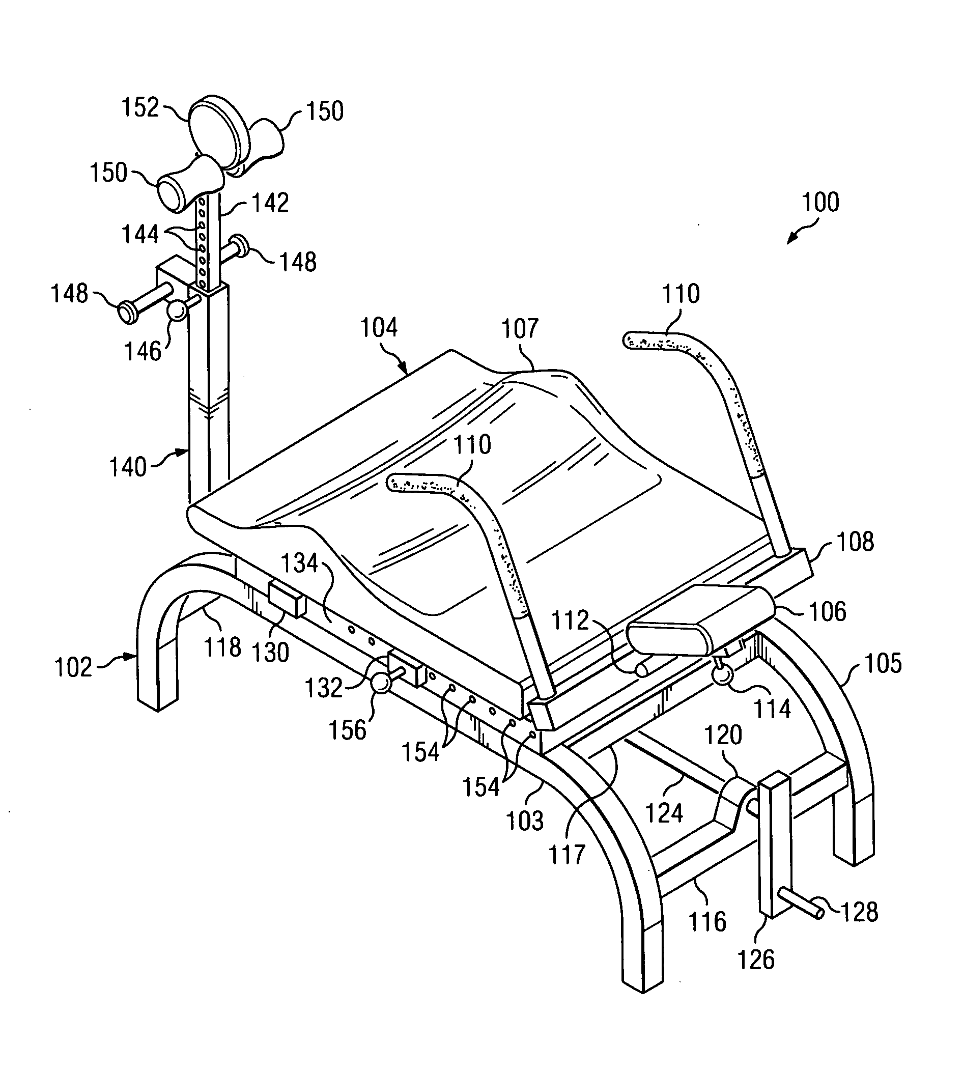 Horizontal rotary torso exercising apparatus and method