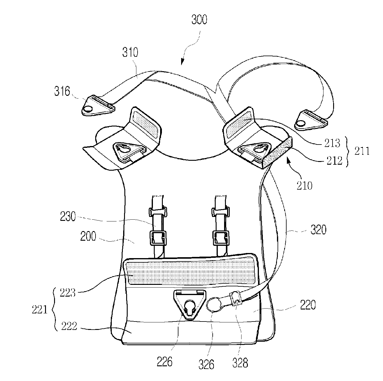 Support device for vehicle child seat belt