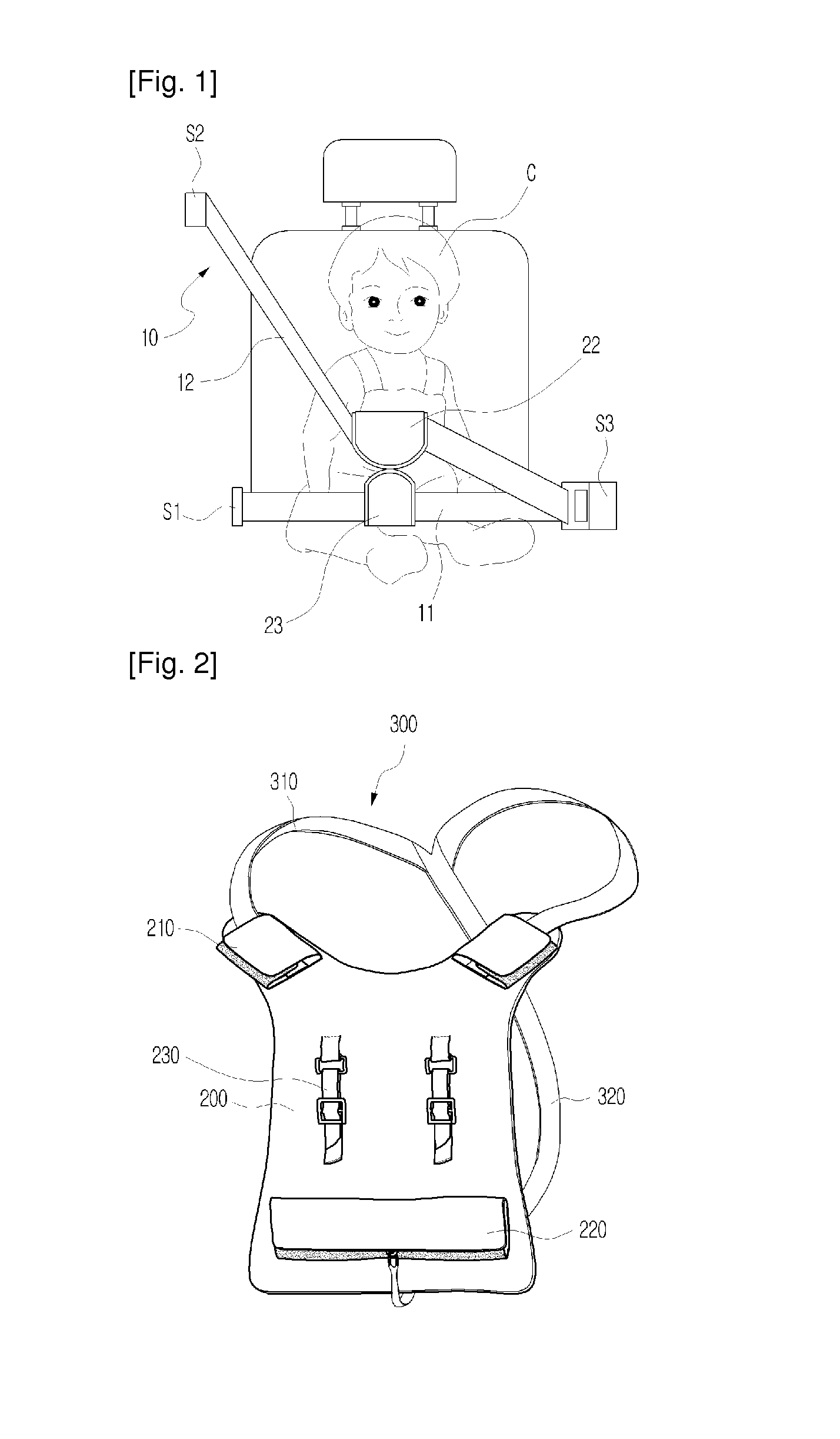 Support device for vehicle child seat belt