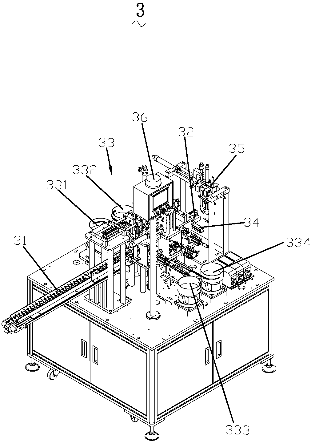 Cylindrical micro-motor automatic assembly line