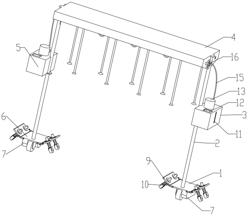 Energy-saving irrigation device for hydraulic engineering