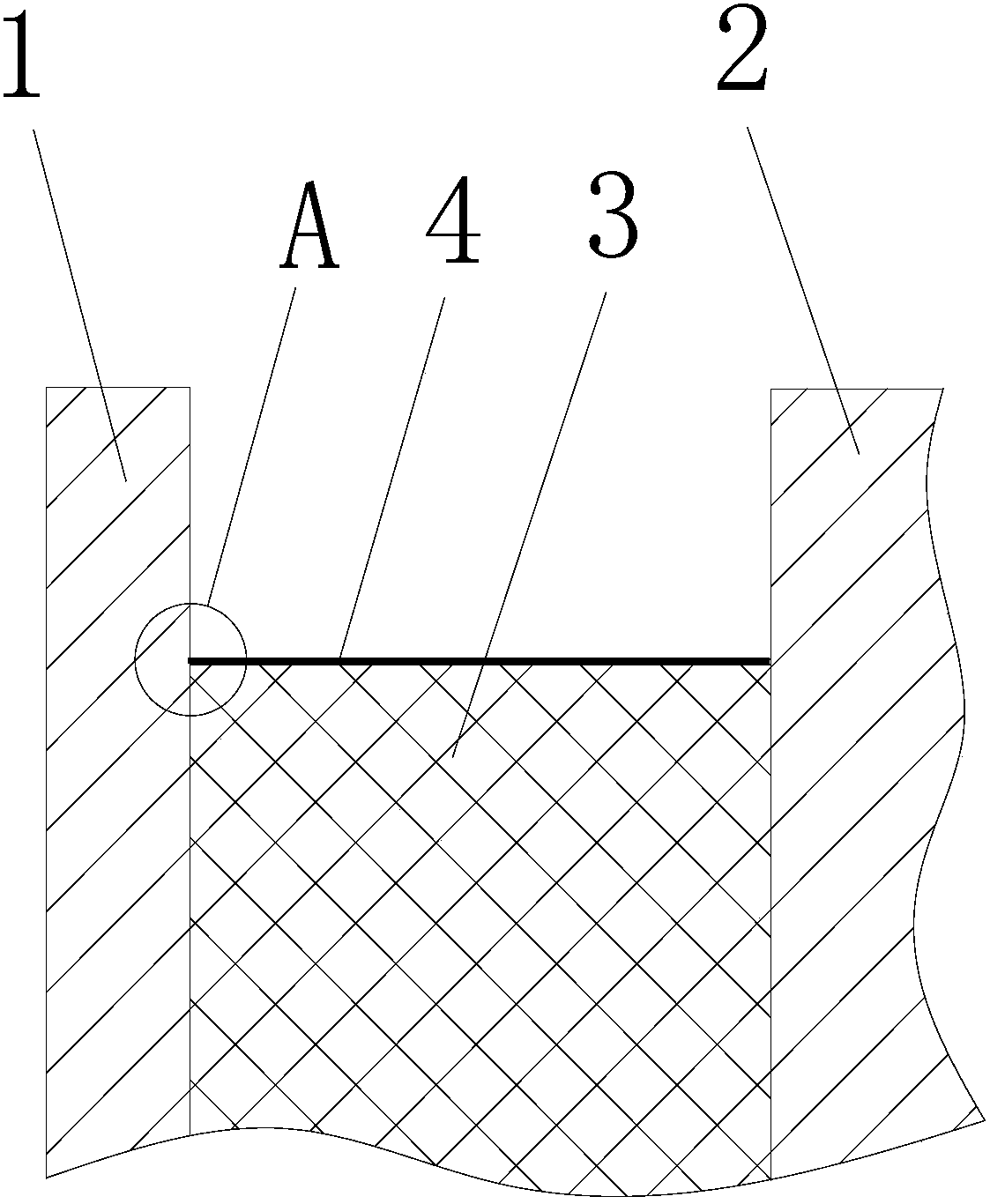 Non-triggering-type electrode capable of reducing arcing energy of vacuum electric arc thruster