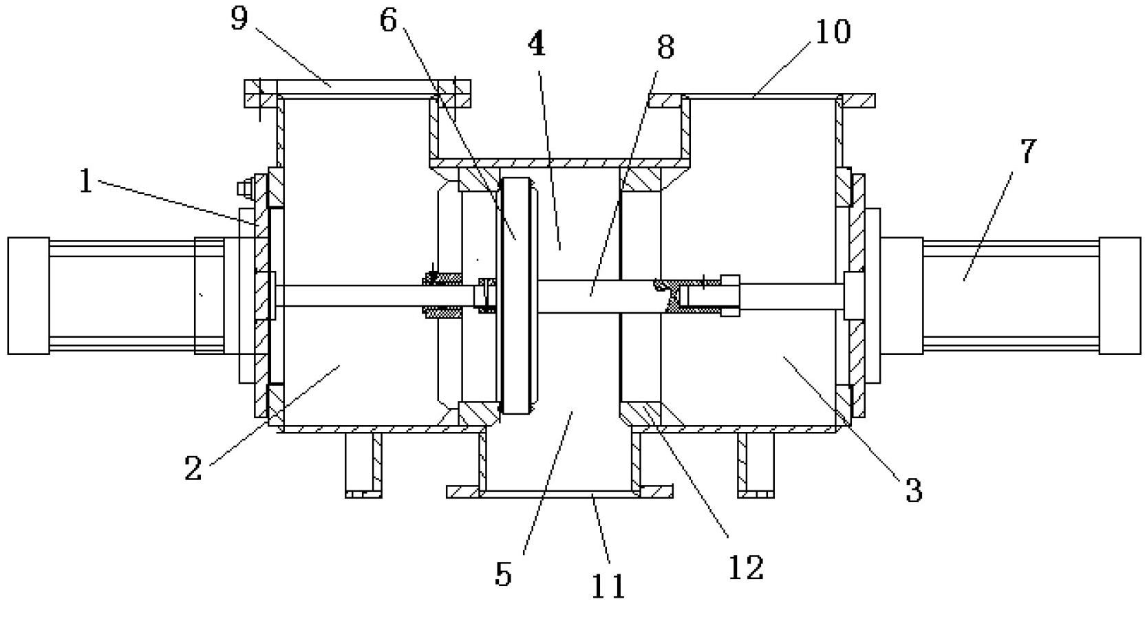 Dual-drive reversing valve of heat storage type combustion furnace