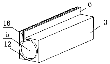 Municipal rainwater pipeline assembly module and construction method