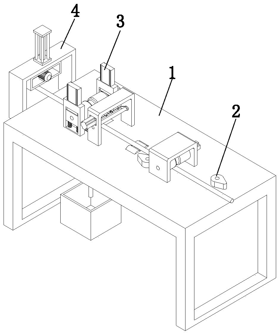 Stainless steel corrugated pipe machining device