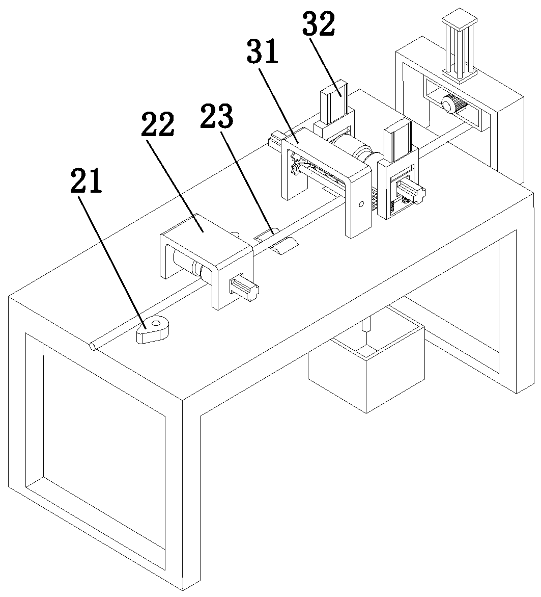 Stainless steel corrugated pipe machining device