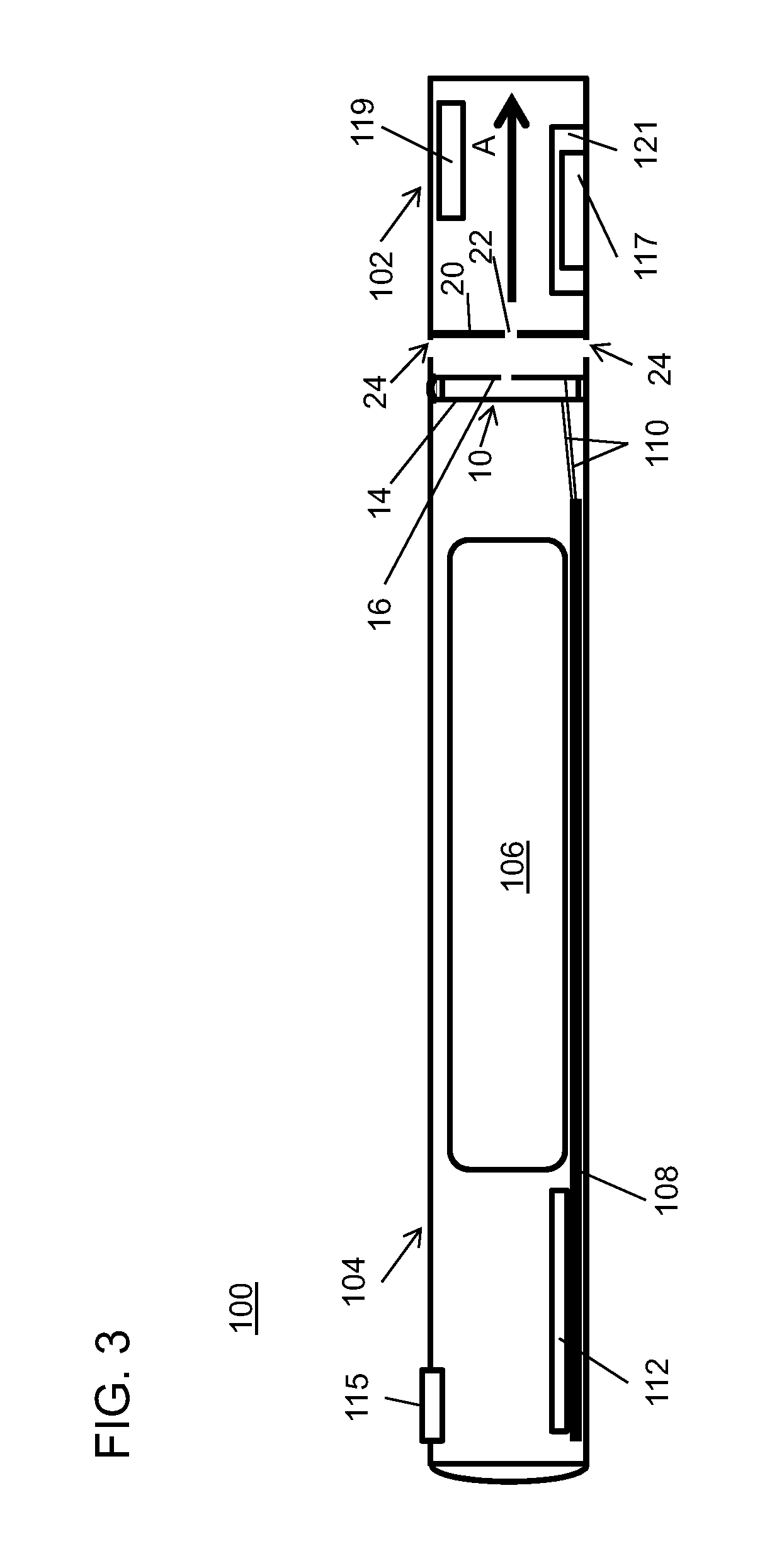 Pressure sensitive device for flow detection