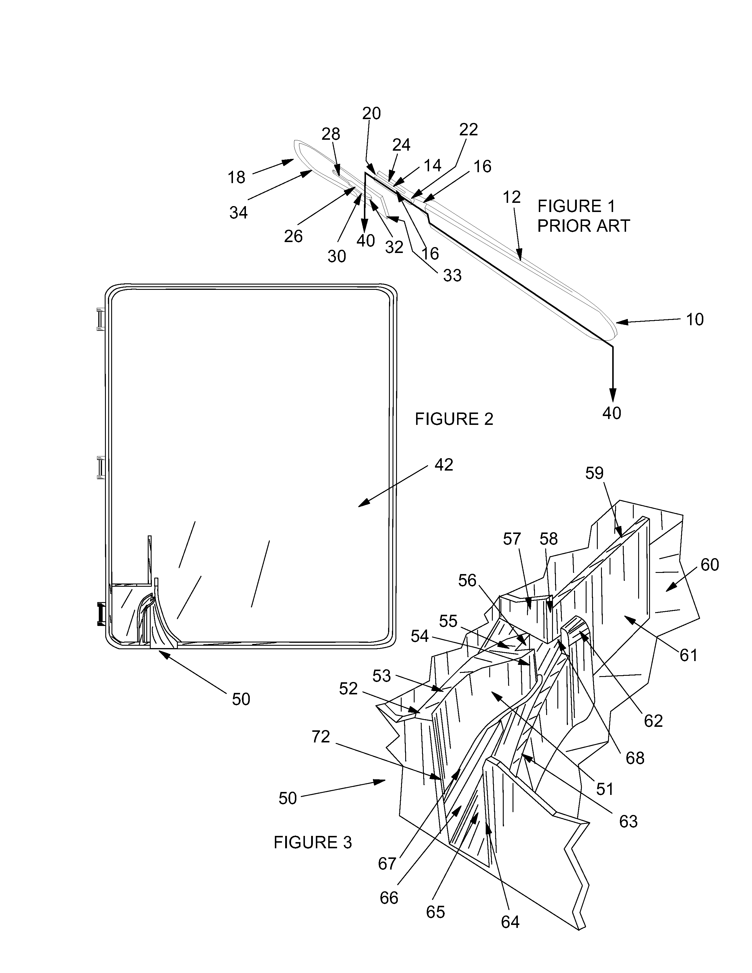 Sharps container with blade remover, needle unsheather, latch and security alignment extensions