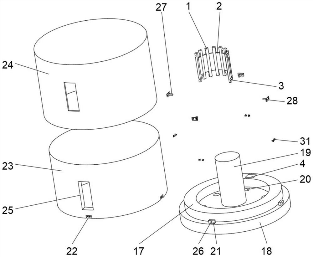 Protection device and system for improving safety of wharf bollard