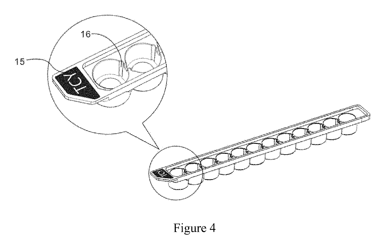 Concentration gradient test reagent kit and testing method for use in bacterial/fungal drug susceptibility testing