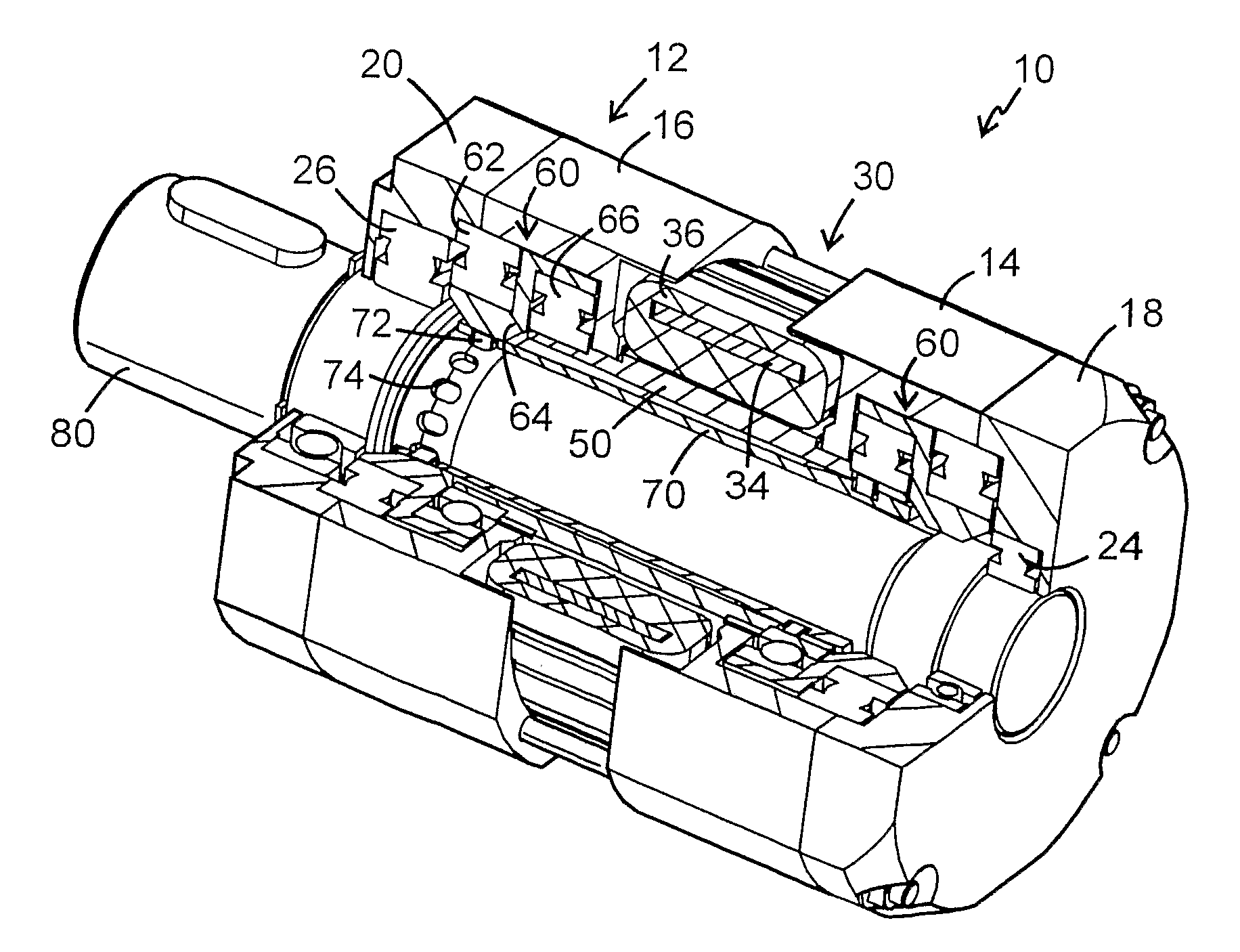 Electromagnetic rotor machine