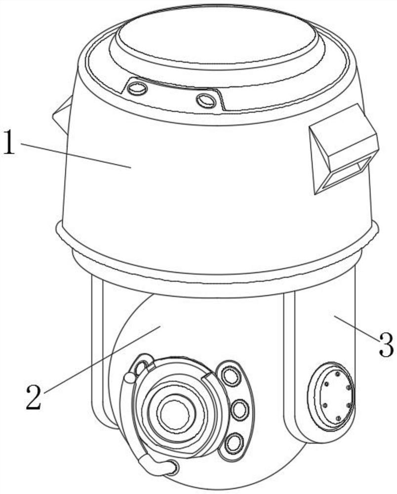 Starlight-level high-definition network spherical intelligent camera