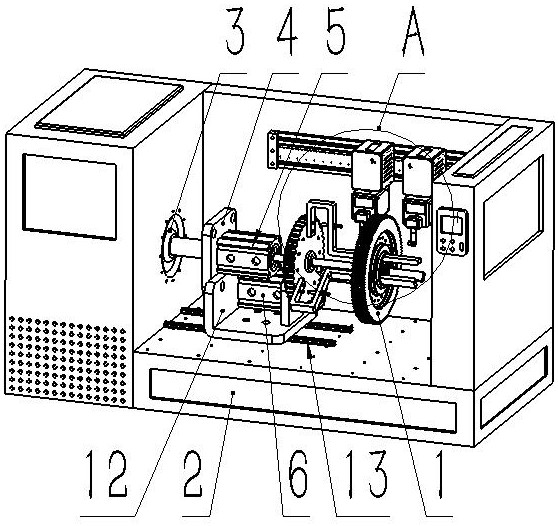 Equipment for machining ultra-precise end-toothed disc