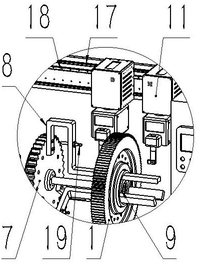 Equipment for machining ultra-precise end-toothed disc