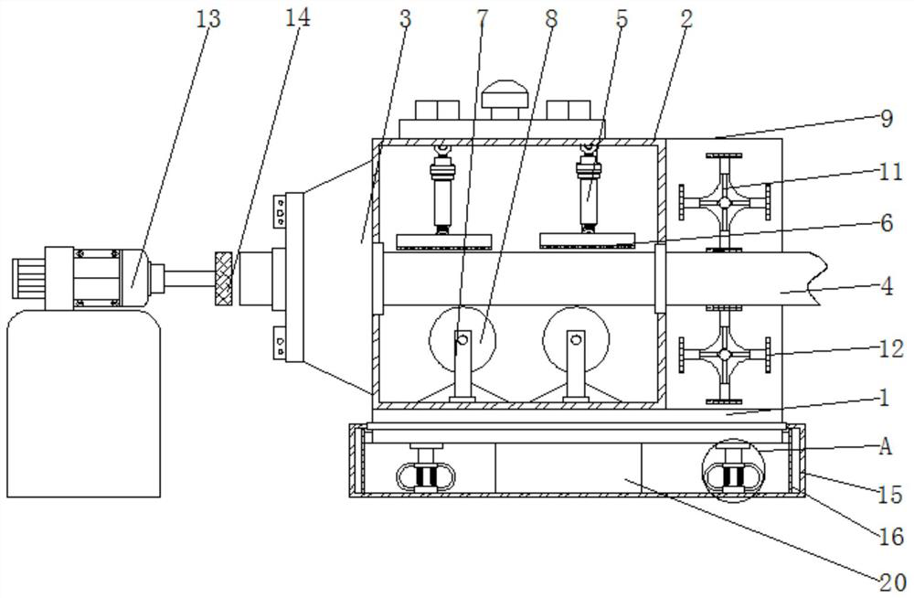 A work piece conveying device of a press machine and its working process