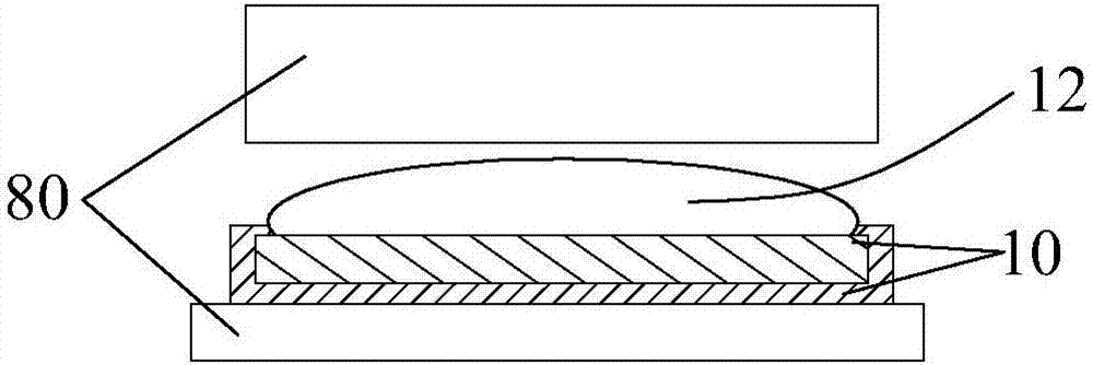 Wafer fixing surface paste method and SMT wafer fixing device