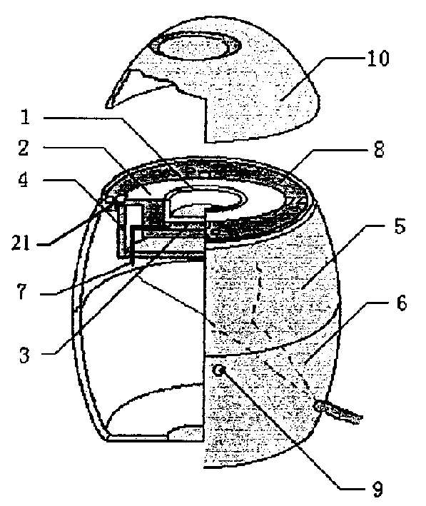 Electroheating fumigating device