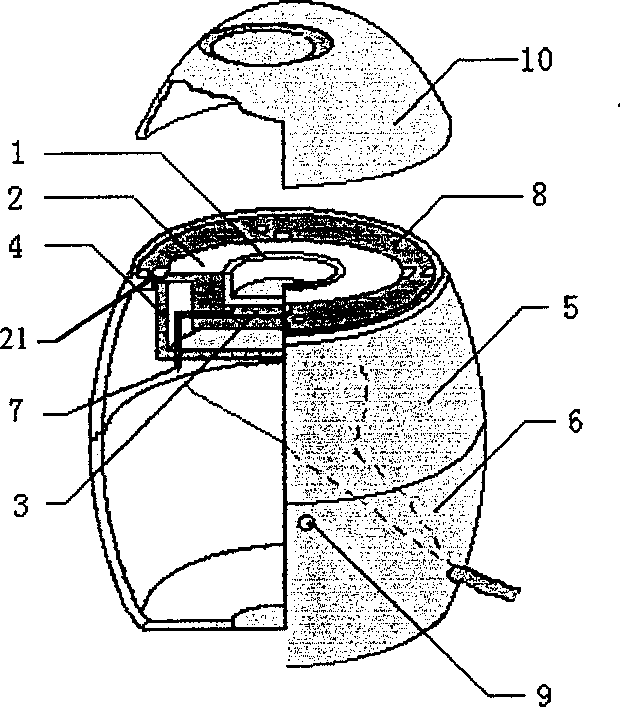 Electroheating fumigating device