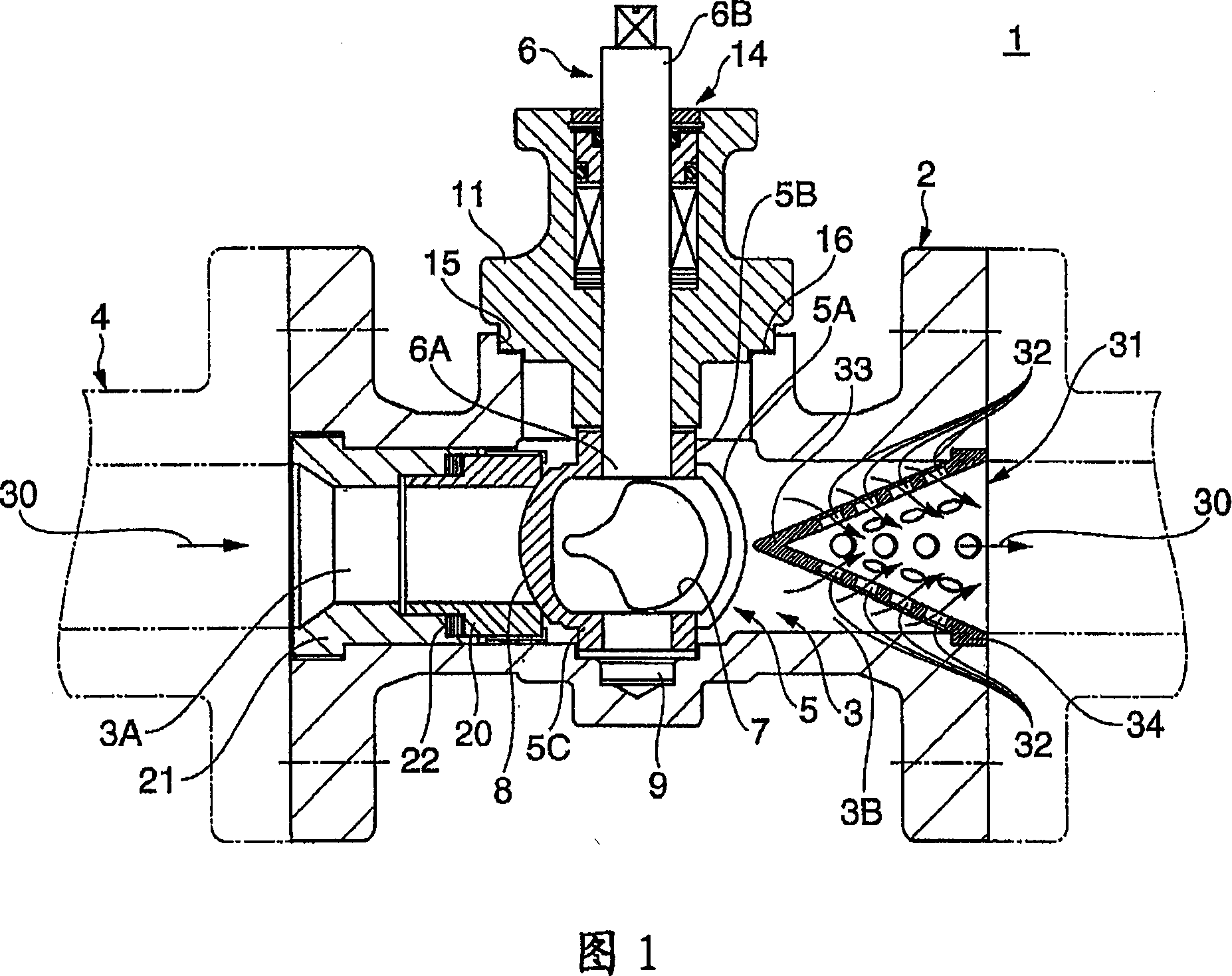 Diffuser for fluid control valve and fluid control valve