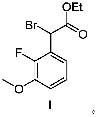 Synthesis method of 2-bromo-2-(2-fluoro-3-methoxyphenyl)ethyl acetate