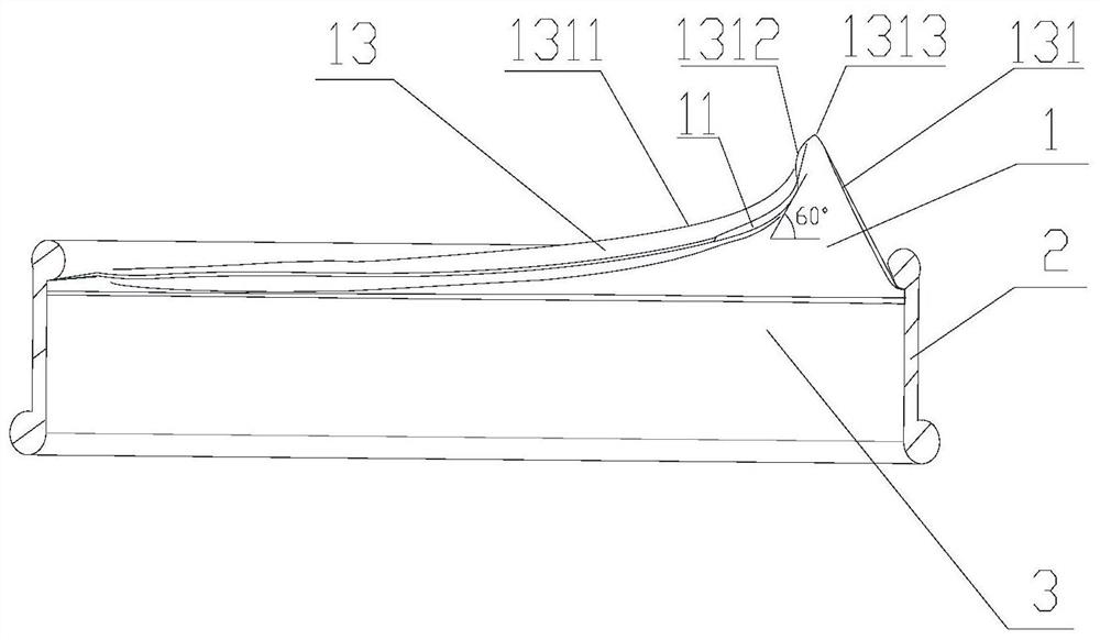 A direct-drinking cup lid and preparation method thereof