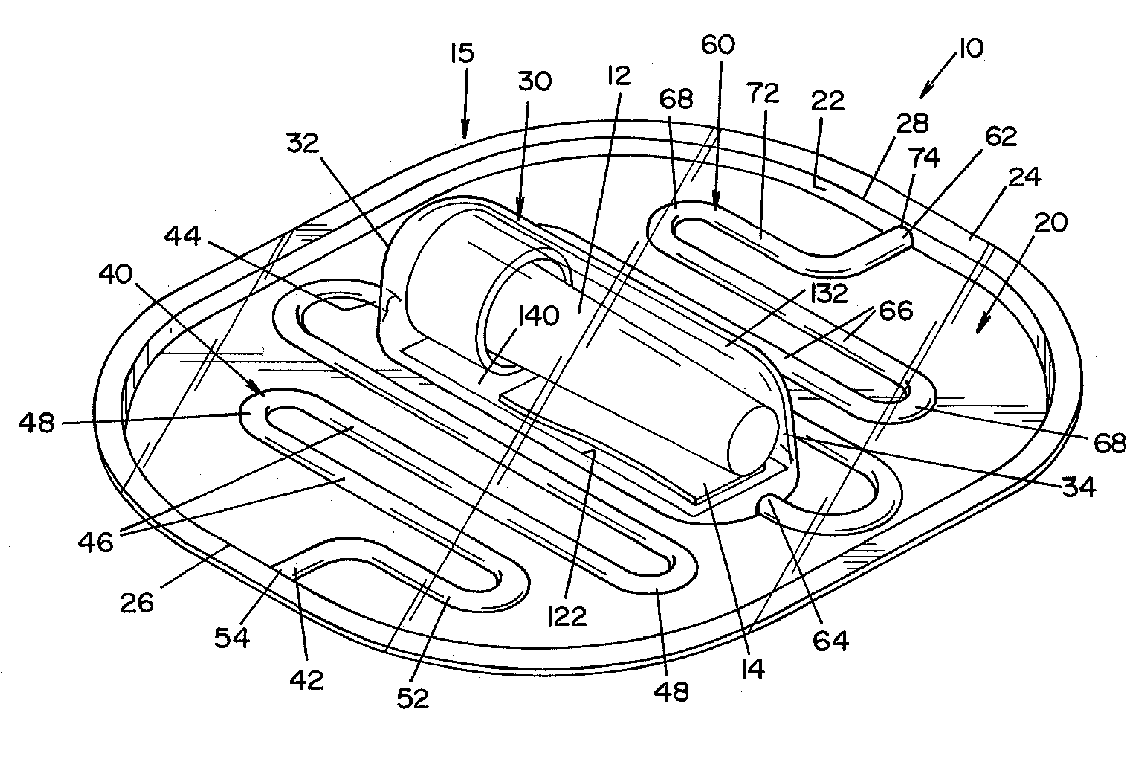 Process challenge device for assessing the effective performance of a biocontamination deactivation process