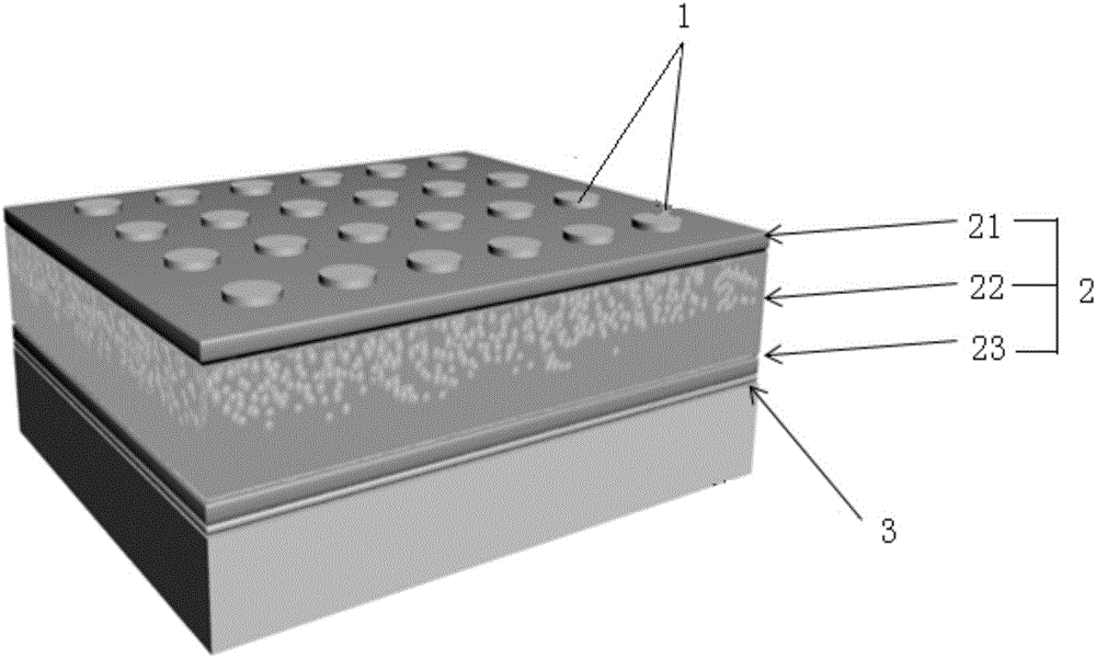 Resistive random access memory based on MoS2 quantum dot embedded organic polymer and preparation method of resistive random access memory